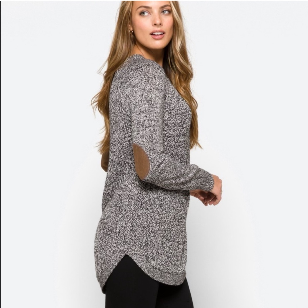 Rowca Elbow Patch Pullover - image 1